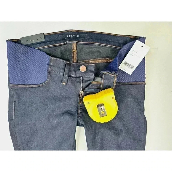 J Brand size 25X29 Mama J Skinny Leg Ink Under Belly Inset Panel Maternity Jeans - Picture 10 of 16